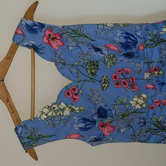 RSVP by Talbots Women's Size 2P Floral Print Sleeveless Lined Dress w/Pockets - Picture 2 of 13